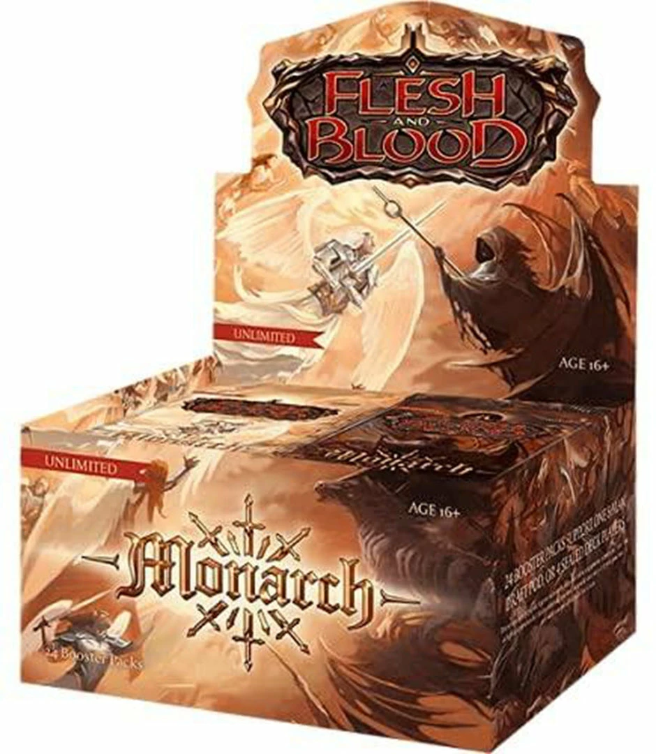 Brand new 🎉 Legend Story Studios TCGs Flesh & Blood TCG: Monarch Unlimited Booster Box ⭐ 3 Legend Story Studios TCGs Flesh & Blood TCG: Monarch Unlimited Booster Box