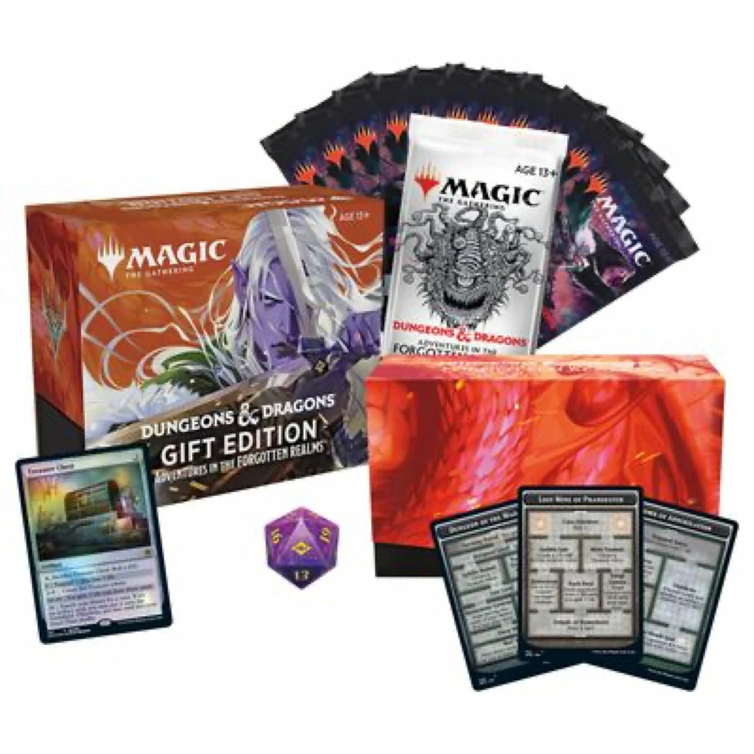 Promo ๐ Wizards Of The Coast TCGs Magic The Gathering: Dungeons & Dragons - Adventures In The Forgotten Realms Bundle, Gift Edition ๐ 5 Wizards Of The Coast TCGs Magic The Gathering: Dungeons & Dragons - Adventures In The Forgotten Realms Bundle, Gift Edition