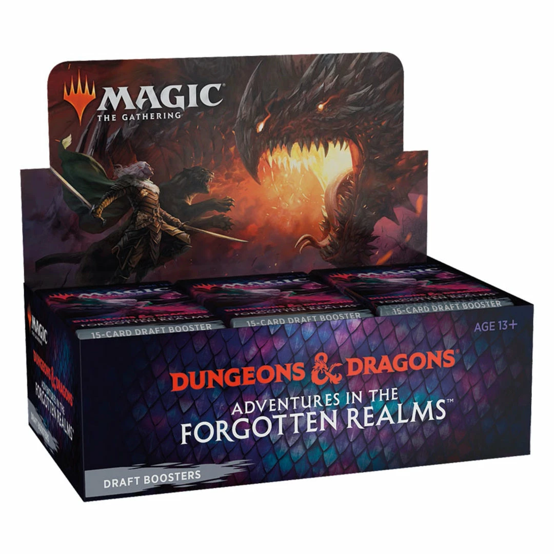 Promo ๐ฅฐ Wizards Of The Coast Magic The Gathering: Dungeons & Dragons - Adventures In The Forgotten Realms Draft Booster Box ๐ 3 Wizards Of The Coast Magic The Gathering: Dungeons & Dragons - Adventures In The Forgotten Realms Draft Booster Box
