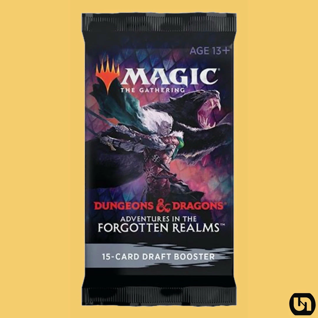 Promo ⭐ Wizards Of The Coast TCGs Magic The Gathering: Dungeons & Dragons - Adventures In The Forgotten Realms Draft Booster Pack 🤩 3 Wizards Of The Coast TCGs Magic The Gathering: Dungeons & Dragons - Adventures In The Forgotten Realms Draft Booster Pack