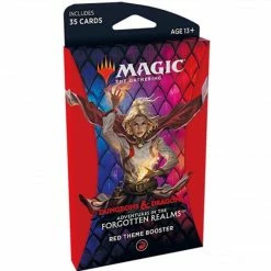 Wizards Of The Coast Magic The Gathering: Dungeons & Dragons - Adventures In The Forgotten Realms Theme Booster-Red