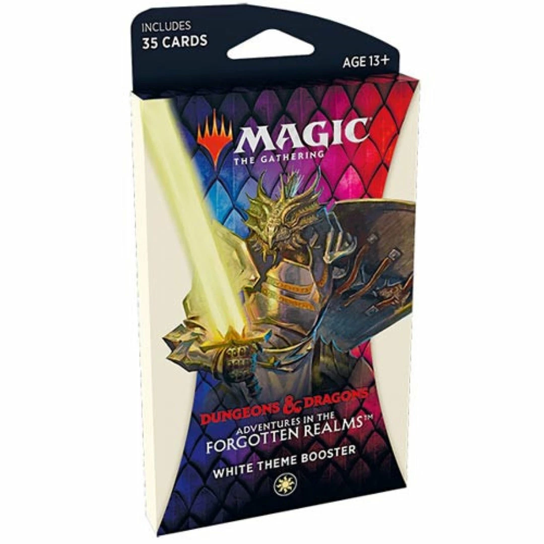 New ✨ Wizards Of The Coast TCGs Magic The Gathering: Dungeons & Dragons - Adventures In The Forgotten Realms Theme Booster-White ⭐ 3 Wizards Of The Coast TCGs Magic The Gathering: Dungeons & Dragons - Adventures In The Forgotten Realms Theme Booster-White