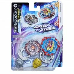 Hasbro Gaming Beyblade: Burst Surge Speedstorm Dual Pack - Mirage Helios H6 And Gaianon G6