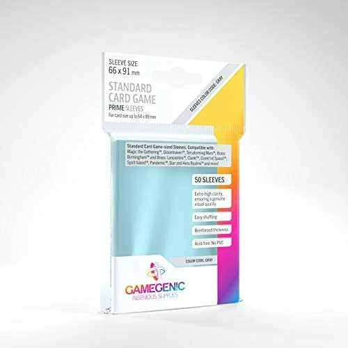 Deals ⨠Asmodee Gamegenic: Standard Card Game Prime Sleeves 𧨠3 Asmodee Gamegenic: Standard Card Game Prime Sleeves