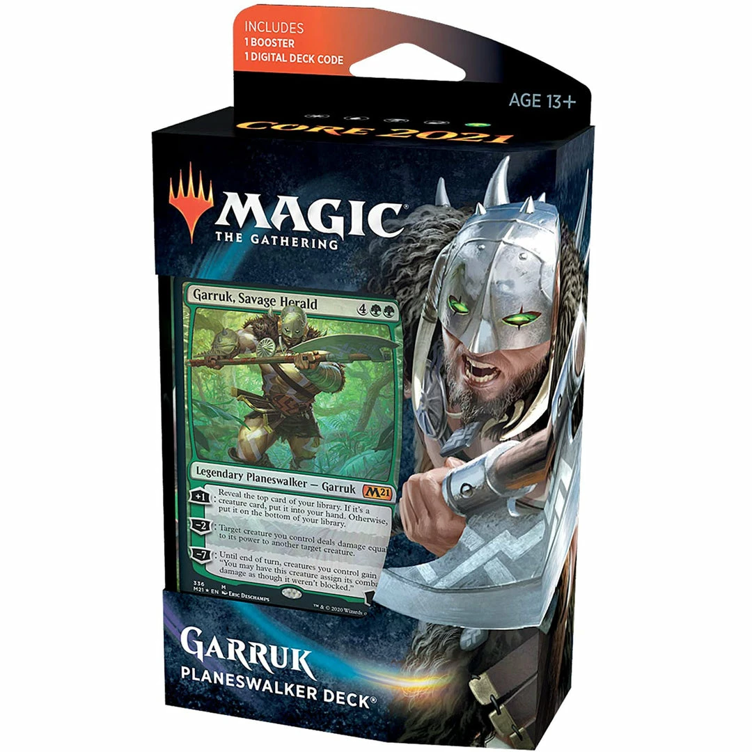 Outlet โค๏ธ Wizards Of The Coast Magic The Gathering: Core 2021 Planeswalker Deck-Garruk ๐ 3 Wizards Of The Coast Magic The Gathering: Core 2021 Planeswalker Deck-Garruk