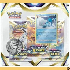 Pokemon TCG: Sword & Shield - Brilliant Stars 3 Pack Blister (Glaceon)
