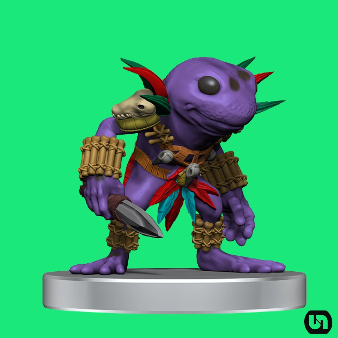 New 👏 Wizkids Dungeons & Dragons: Icons Of The Realms - Grung Warband Miniatures 😀 3 Wizkids Dungeons & Dragons: Icons Of The Realms - Grung Warband Miniatures