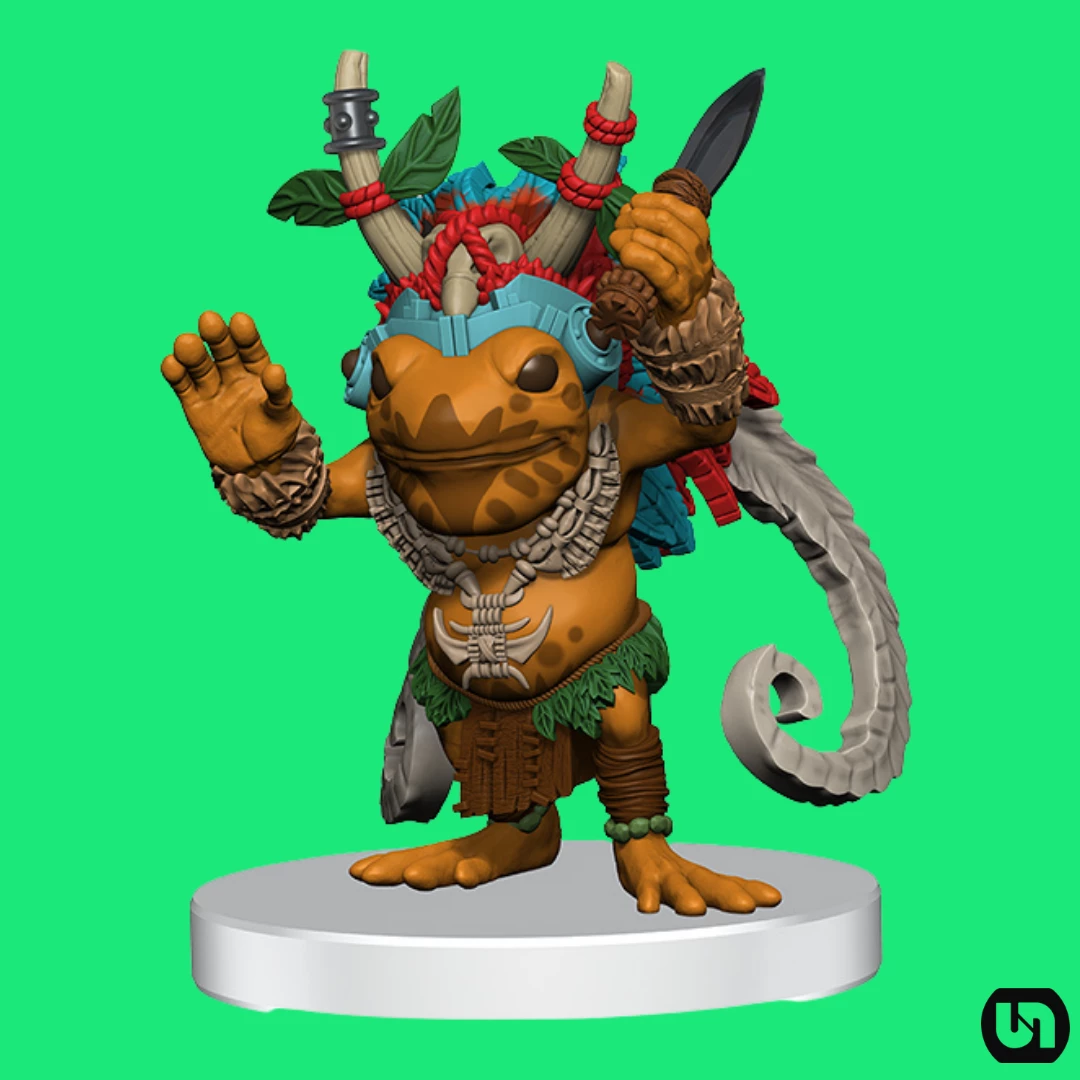 New 👏 Wizkids Dungeons & Dragons: Icons Of The Realms - Grung Warband Miniatures 😀 8 Wizkids Dungeons & Dragons: Icons Of The Realms - Grung Warband Miniatures