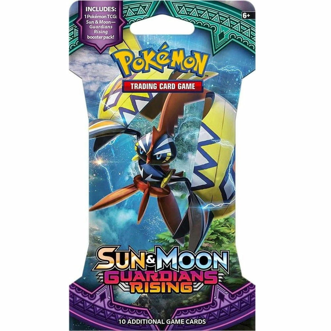 Flash Sale ๐ TCGs Pokemon TCG: Sun & Moon Guardians Rising Sleeved Booster Pack โจ 3 TCGs Pokemon TCG: Sun & Moon Guardians Rising Sleeved Booster Pack
