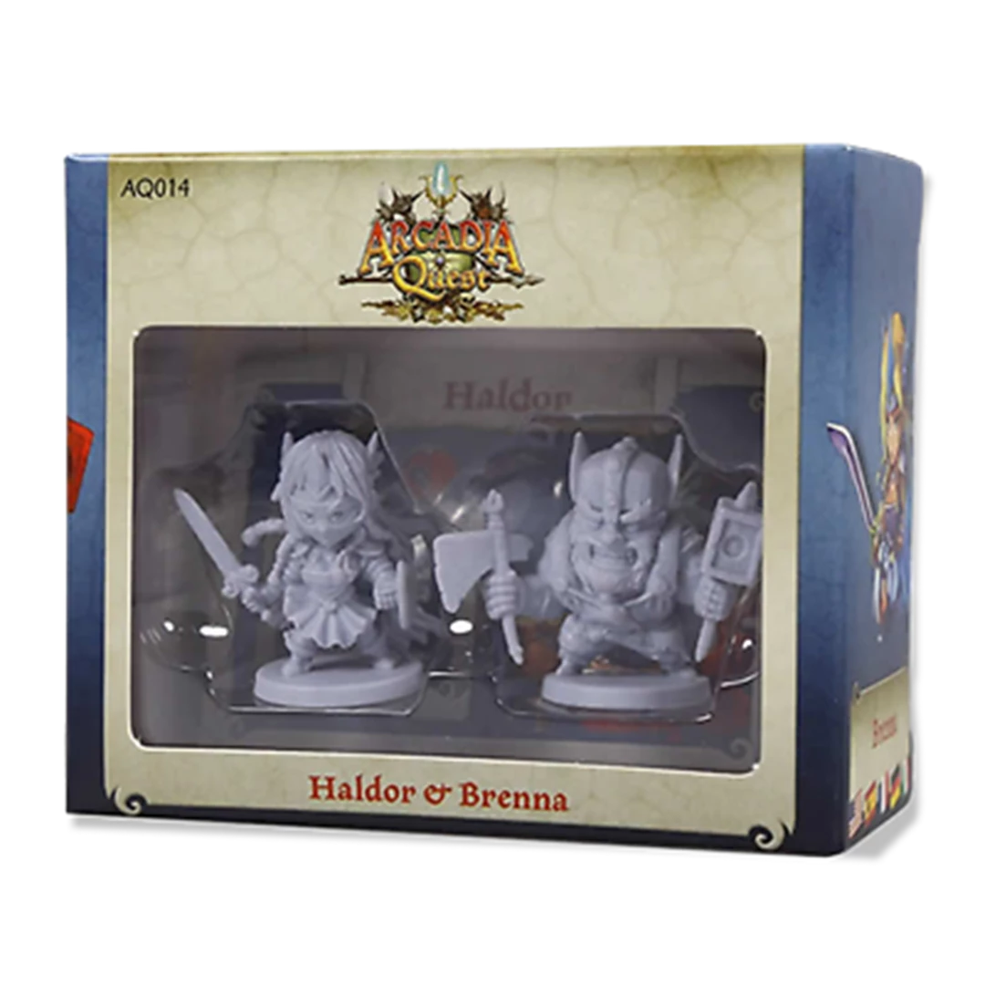 New ๐ CMON Global Limited Arcadia Quest: Haldor & Brenna Board Games ๐ 3 CMON Global Limited Arcadia Quest: Haldor & Brenna Board Games