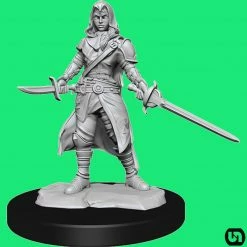 Wizkids Dungeons & Dragons: Nolzur's Marvelous Miniatures Wave 14 - Half-Elf Rogue Female