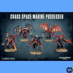 Games Workshop Warhammer: 40,000 - Chaos Space Marine Possessed Miniatures