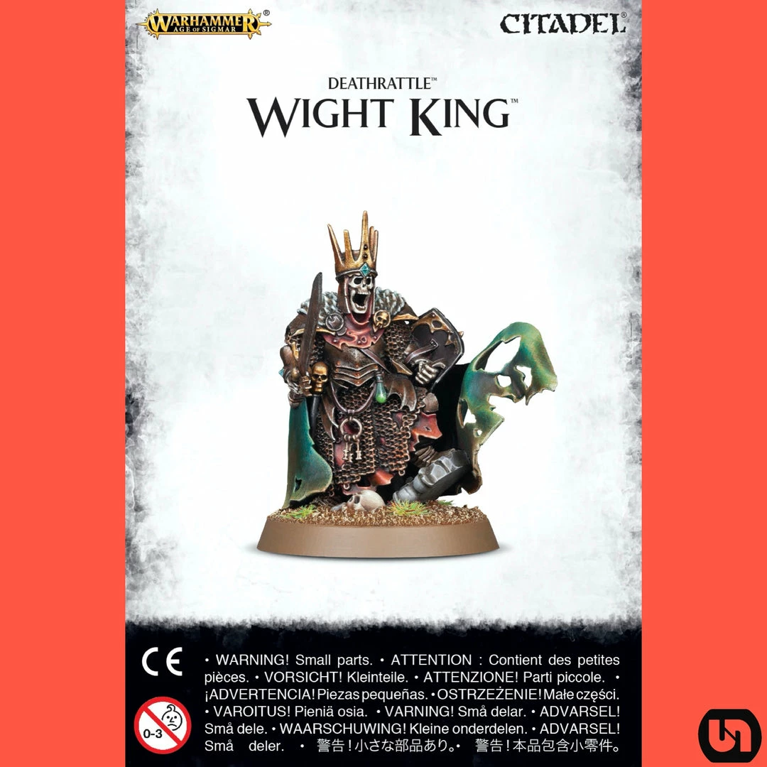 New ❤️ Games Workshop Miniatures Warhammer: Age Of Sigmar - Deathrattle-Wight King 🥰 3 Games Workshop Miniatures Warhammer: Age Of Sigmar - Deathrattle-Wight King