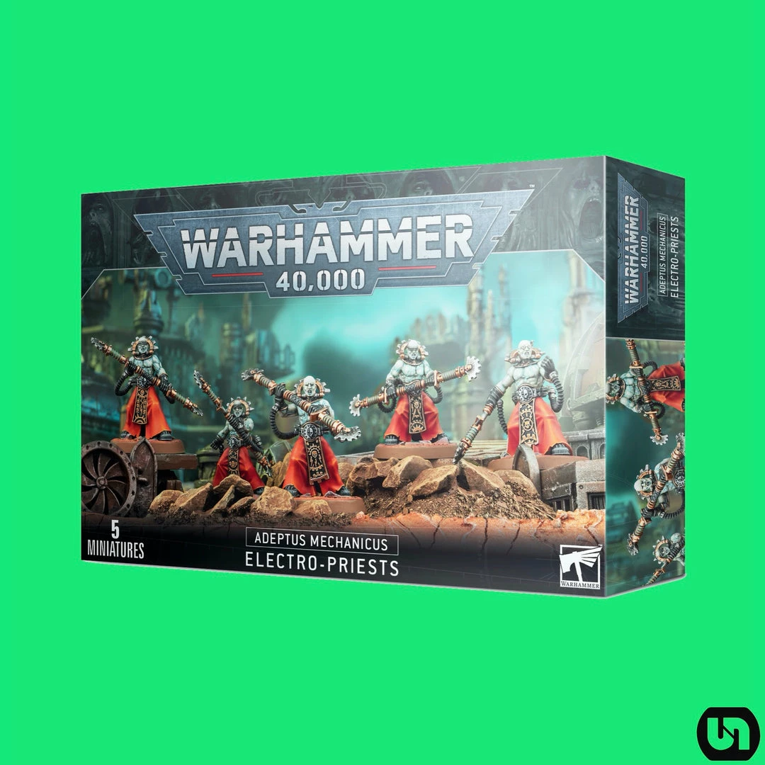 New ๐ Games Workshop Miniatures Warhammer: 40,000 - Adeptus Mechanicus, Electro-Priests โค๏ธ 3 Games Workshop Miniatures Warhammer: 40,000 - Adeptus Mechanicus, Electro-Priests