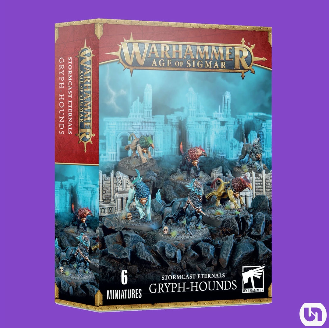 Budget ๐งจ Games Workshop Miniatures Warhammer: Age Of Sigmar - Stormcast Eternals-Gryph-Hounds ๐ฅ 3 Games Workshop Miniatures Warhammer: Age Of Sigmar - Stormcast Eternals-Gryph-Hounds
