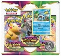 TCGs Pokemon TCG: Sword & Shield Vivid Voltage Three Booster Blister Pack