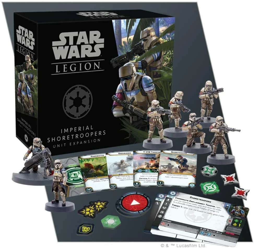 Cheap ๐ Fantasy Flight Games Miniatures Star Wars: Legion - Imperial Shoretroopers Unit Expansion ๐ 4 Fantasy Flight Games Miniatures Star Wars: Legion - Imperial Shoretroopers Unit Expansion