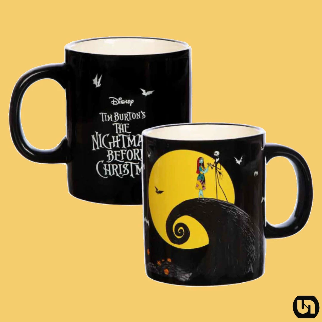 Cheap ⭐ Disney The Nightmare Before 🎅 Christmas: Jack & Sally 16oz Ceramic Mug Merch ⭐ 3 Disney The Nightmare Before Christmas: Jack & Sally 16oz Ceramic Mug Merch