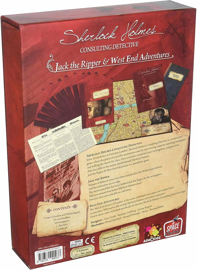 Flash Sale ๐งจ Space Cowboys Sherlock Holmes Consulting Detective: Jack The Ripper & West End Adventures ๐ฏ 4 Space Cowboys Sherlock Holmes Consulting Detective: Jack The Ripper & West End Adventures