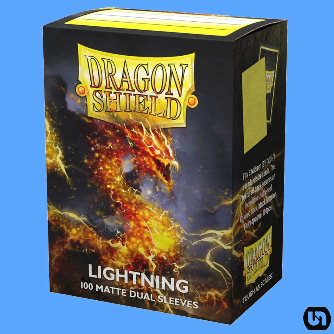 Coupon 🥰 Arcane Tinman Dragon Shield: Dual Matte Sleeves - Lightning (100ct) Supplies 😀 3 Arcane Tinman Dragon Shield: Dual Matte Sleeves - Lightning (100ct) Supplies