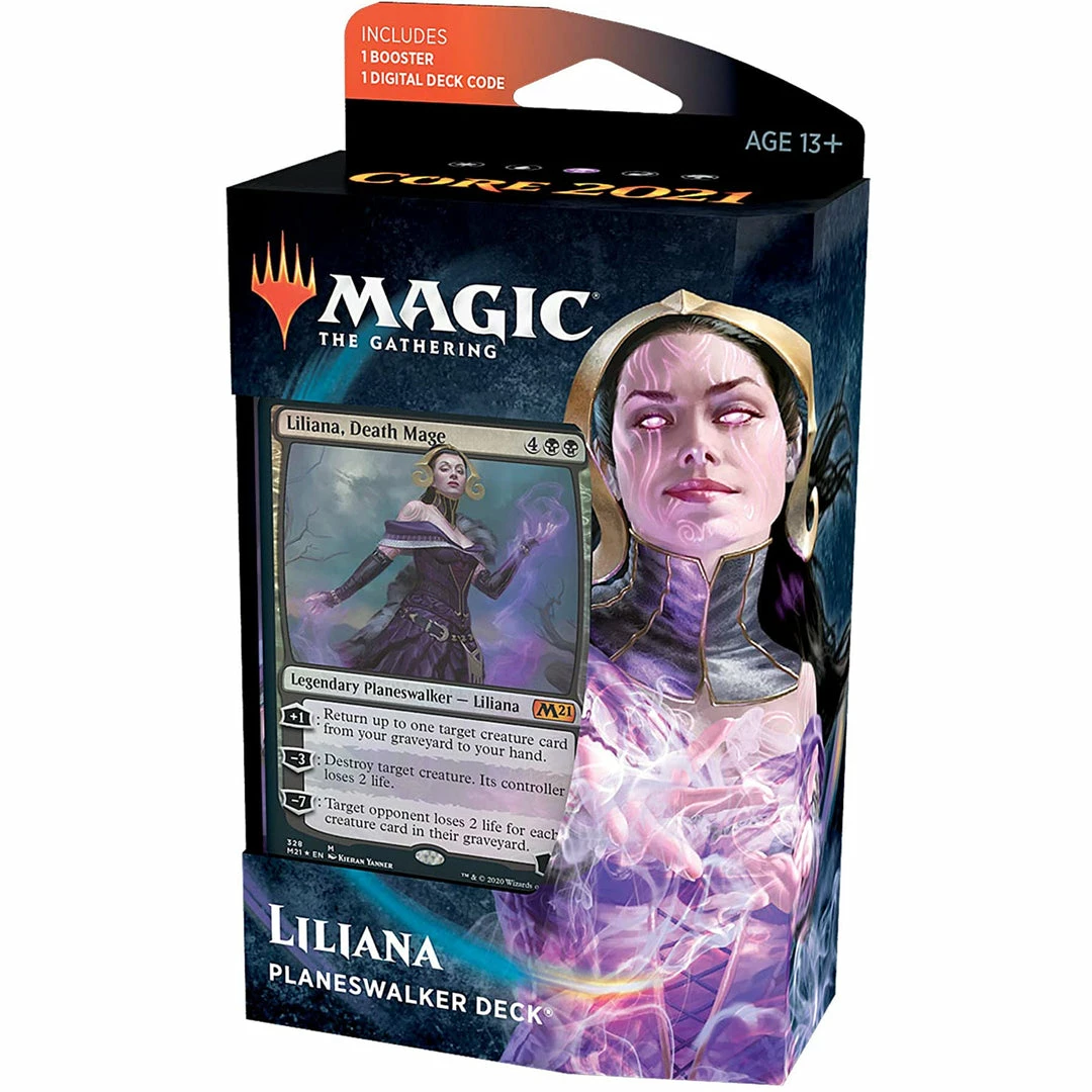 Cheapest ๐ Wizards Of The Coast Magic The Gathering: Core 2021 Planeswalker Deck-Liliana TCGs ๐ 3 Wizards Of The Coast Magic The Gathering: Core 2021 Planeswalker Deck-Liliana TCGs