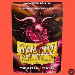 Arcane Tinman Dragon Shield: Japanese Matte Card Sleeves - Magenta 60ct Supplies