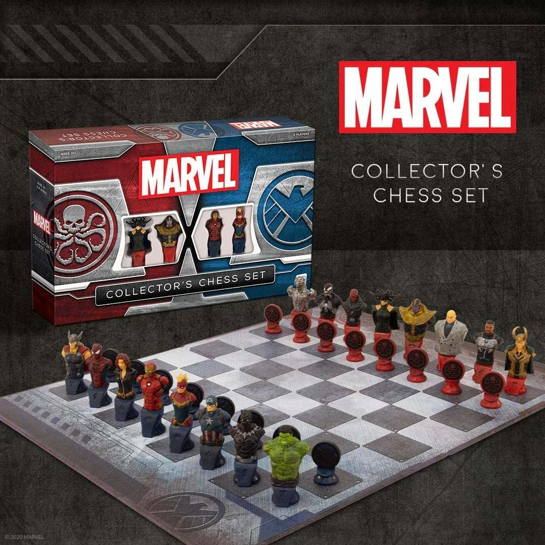 Buy ๐ USAopoly Marvel: Collector's Chess Set ๐ 4 USAopoly Marvel: Collector's Chess Set