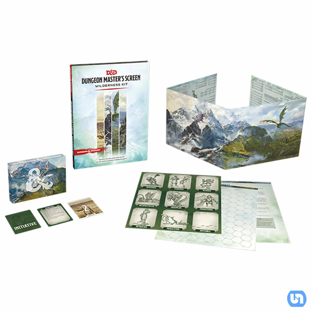 Brand new 🎁 Wizards Of The Coast Dungeons & Dragons 5E: Dungeon Master's Screen - Wilderness Kit 🌟 3 Wizards Of The Coast Dungeons & Dragons 5E: Dungeon Master's Screen - Wilderness Kit