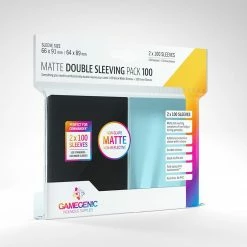 Asmodee Gamegenic: Matte Double Sleeving Pack 100