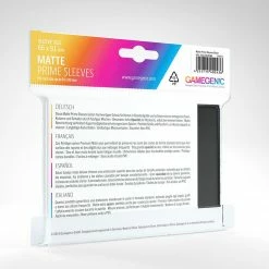Asmodee Gamegenic: Matte Prime Sleeves 100ct - Black