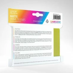 Asmodee Gamegenic: Matte Prime Sleeves 100ct - Lime