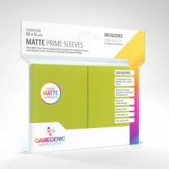 Asmodee Gamegenic: Matte Prime Sleeves 100ct - Lime