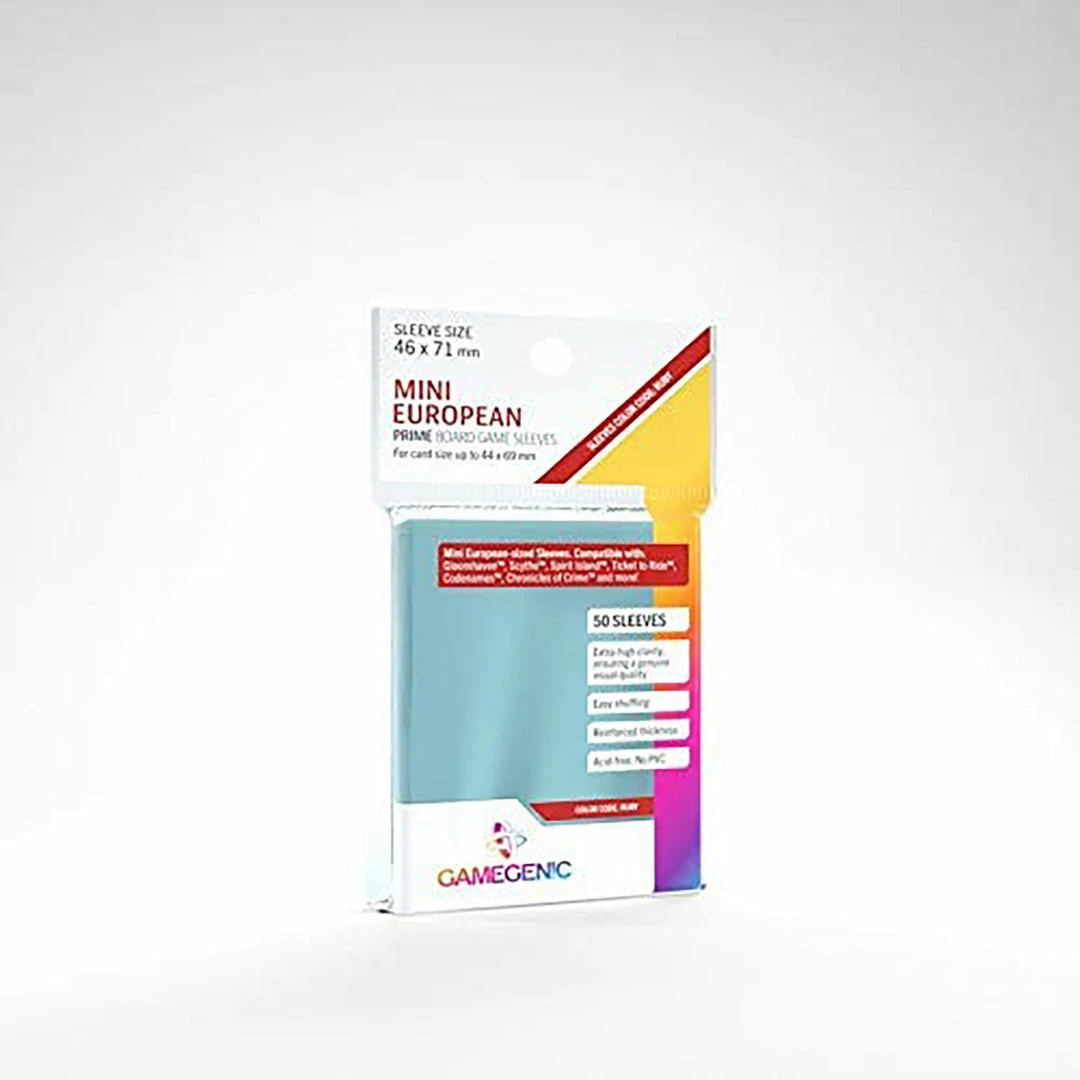 Hot Sale ๐ Asmodee Gamegenic: Prime Board Game Sleeves 50ct - Mini European ๐ฅฐ 3 Asmodee Gamegenic: Prime Board Game Sleeves 50ct - Mini European