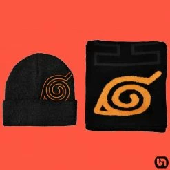 Bioworld Naruto: Hidden Leaf Village Beanie & Scarf Combo Merch