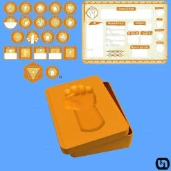 Gale Force 9 Dungeons & Dragons 5E: Monk Token Set RPGs