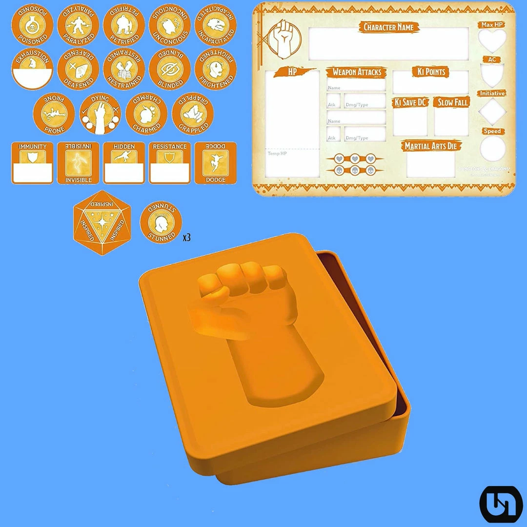 New π Gale Force 9 Dungeons & Dragons 5E: Monk Token Set RPGs βοΈ 3 Gale Force 9 Dungeons & Dragons 5E: Monk Token Set RPGs