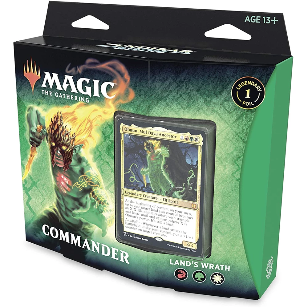 Best Sale π Wizards Of The Coast Magic The Gathering: Zendikar Rising Commander-Land's Wrath TCGs 𧨠3 Wizards Of The Coast Magic The Gathering: Zendikar Rising Commander-Land's Wrath TCGs