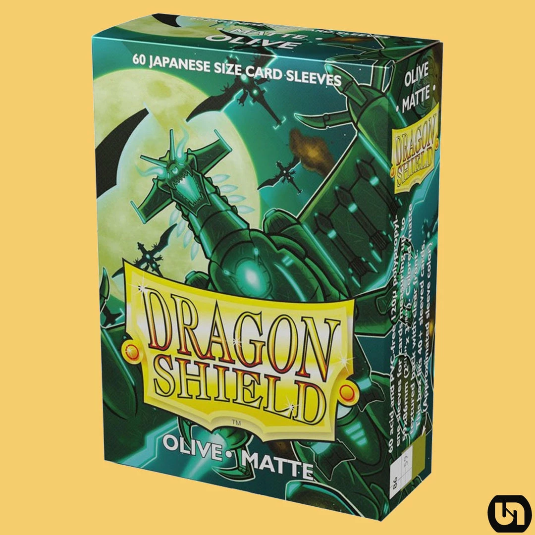 Wholesale 😀 Arcane Tinman Dragon Shield: Japanese Matte Card Sleeves - Olive 60ct Supplies 👍 3 Arcane Tinman Dragon Shield: Japanese Matte Card Sleeves - Olive 60ct Supplies