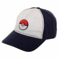 Bioworld Pokemon: Pokeball Colorblock Hat Merch