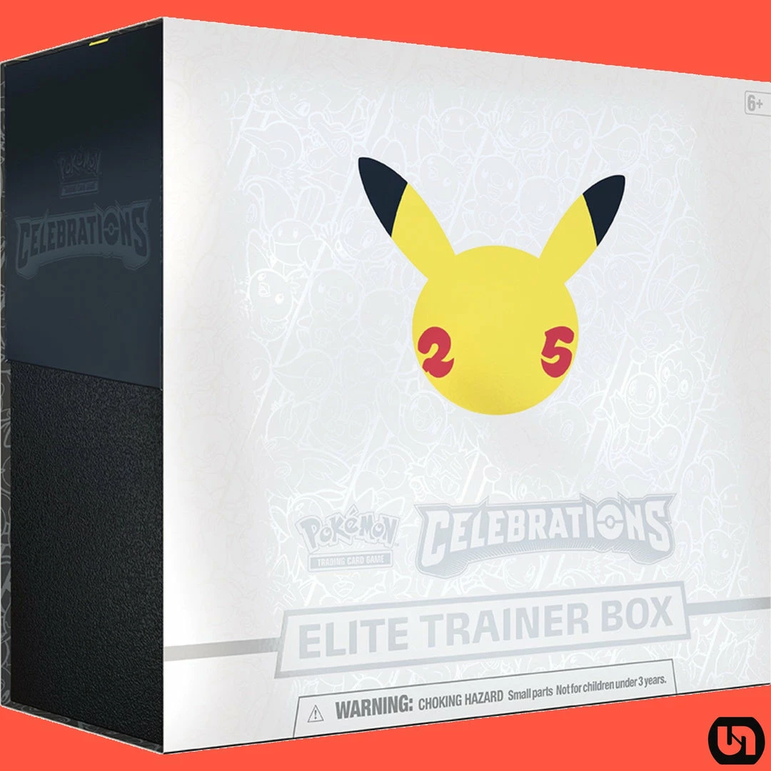 Coupon โญ Pokemon TCG: Celebrations Elite Trainer Box TCGs ๐ 3 Pokemon TCG: Celebrations Elite Trainer Box TCGs