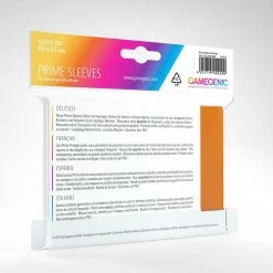 Asmodee Supplies Gamegenic: Prime Sleeves 100ct - Orange