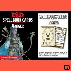 Gale Force 9 Dungeons & Dragons 5E: Spellbook Cards - Ranger Deck (2018 Edition) RPGs