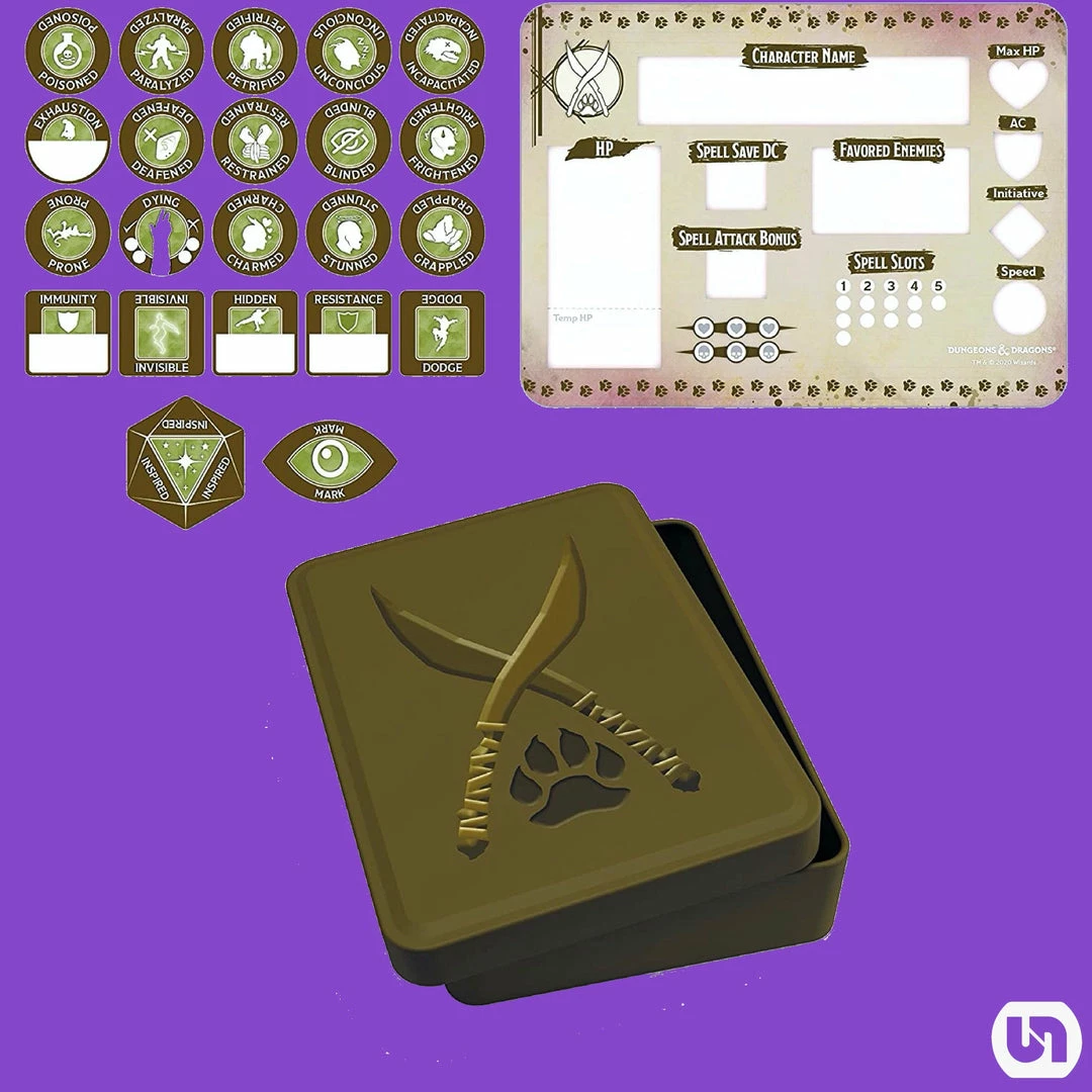 New π₯ Gale Force 9 Dungeons & Dragons 5E: Ranger Token Set RPGs βοΈ 3 Gale Force 9 Dungeons & Dragons 5E: Ranger Token Set RPGs