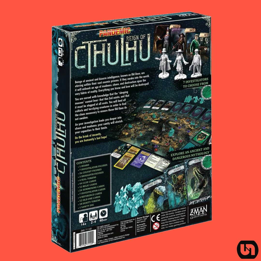 Best reviews of 🥰 Zman Games Pandemic: Reign Of Cthulhu Board Games 🤩 4 Zman Games Pandemic: Reign Of Cthulhu Board Games
