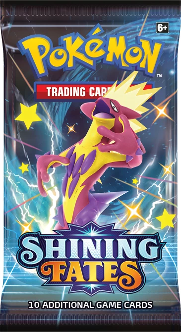 Best Sale 😀 TCGs Pokemon TCG: Shining Fates Booster Pack 🔔 5 TCGs Pokemon TCG: Shining Fates Booster Pack
