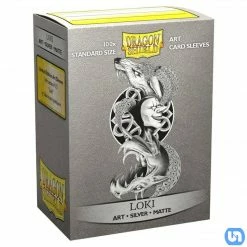Arcane Tinman Supplies Dragon Shield Matte Art Sleeves - Matte Silver Loki (100 Pack)