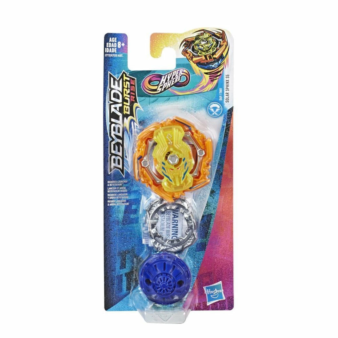 New 🛒 Hasbro Gaming Beyblade: Burst Rise Hypersphere Single Pack - Solar Sphinx S5 😍 3 Hasbro Gaming Beyblade: Burst Rise Hypersphere Single Pack - Solar Sphinx S5