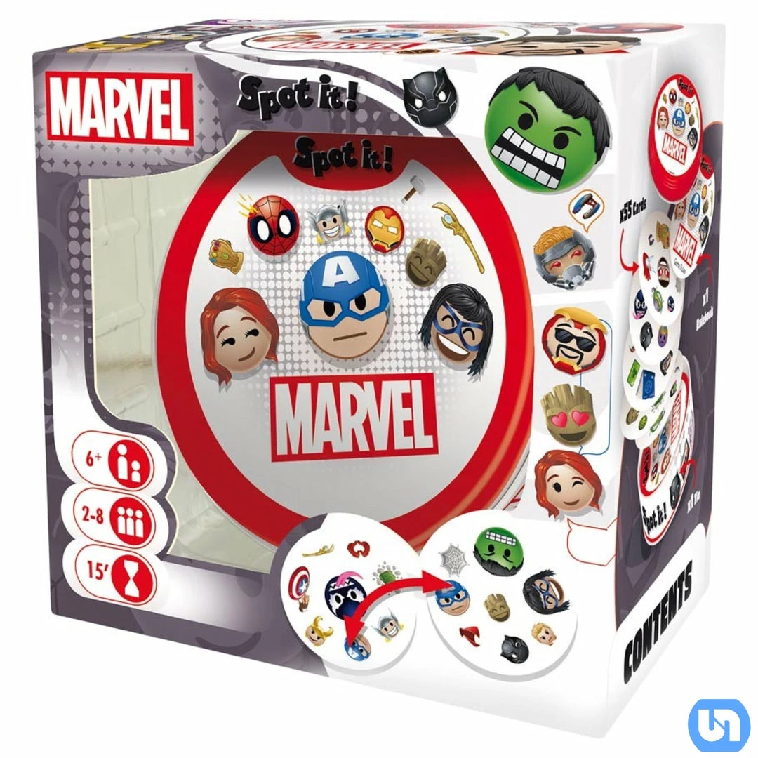 Deals โ๏ธ Asmodee Spot It: Marvel Emojis ๐ 3 Asmodee Spot It: Marvel Emojis
