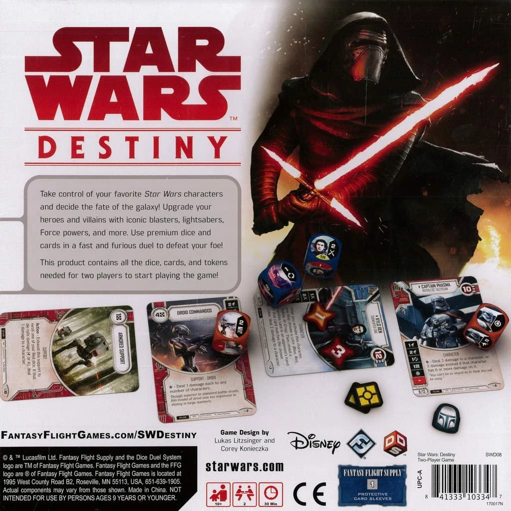 Buy โค๏ธ Fantasy Flight Games Board Games Star Wars: Destiny 2 Player Game ๐งจ 4 Fantasy Flight Games Board Games Star Wars: Destiny 2 Player Game