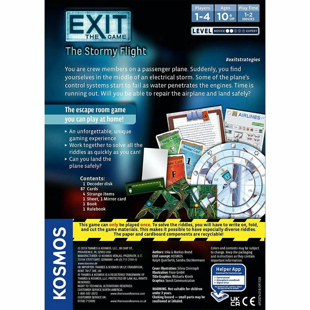 Best Pirce ๐ Kosmos Exit The Game: The Stormy Flight Board Games ๐ 4 Kosmos Exit The Game: The Stormy Flight Board Games